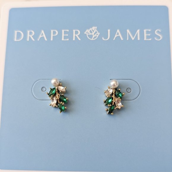 Draper James Jewelry - Draper James Pearl & Emerald Studs